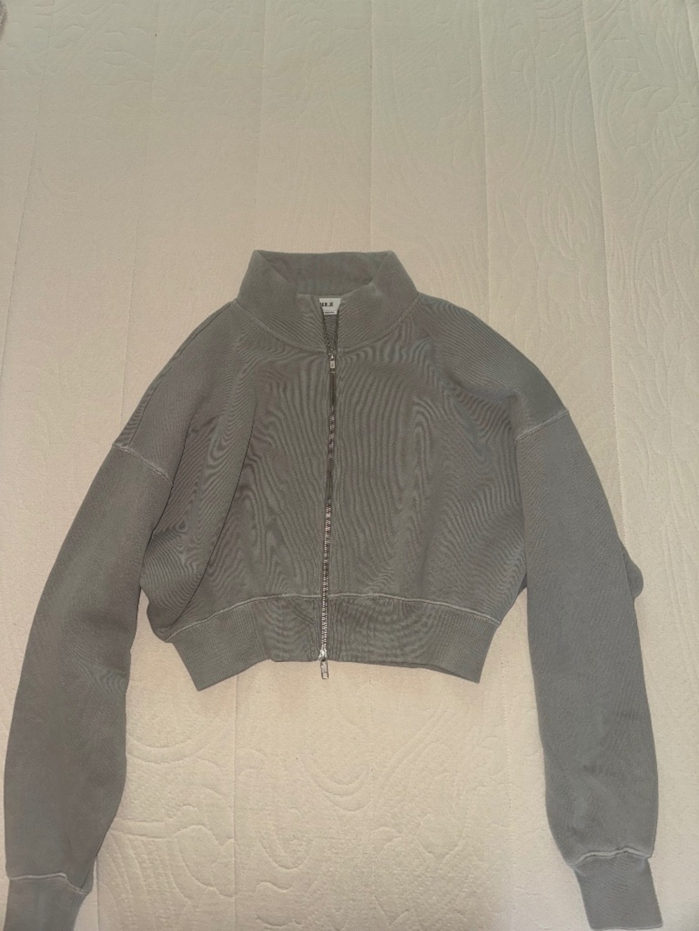 AGOLDE Asta Zip Sweatshirt Women's Size M Drab A7346